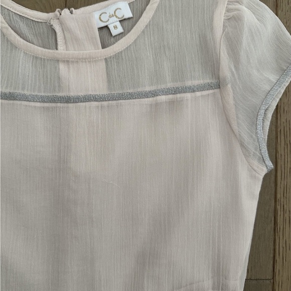 C De C Chiffon Pink Dress - Picture 2 of 6